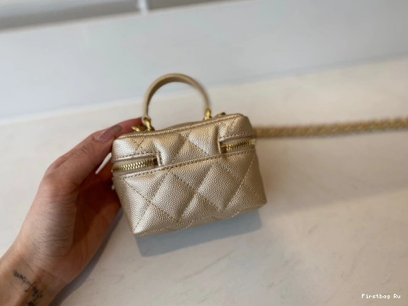 Firstbag Ru WITH CHANEL CHAIN VANITY SMALL 0825